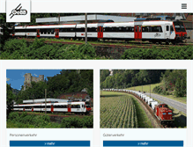 Tablet Screenshot of oebb.ch